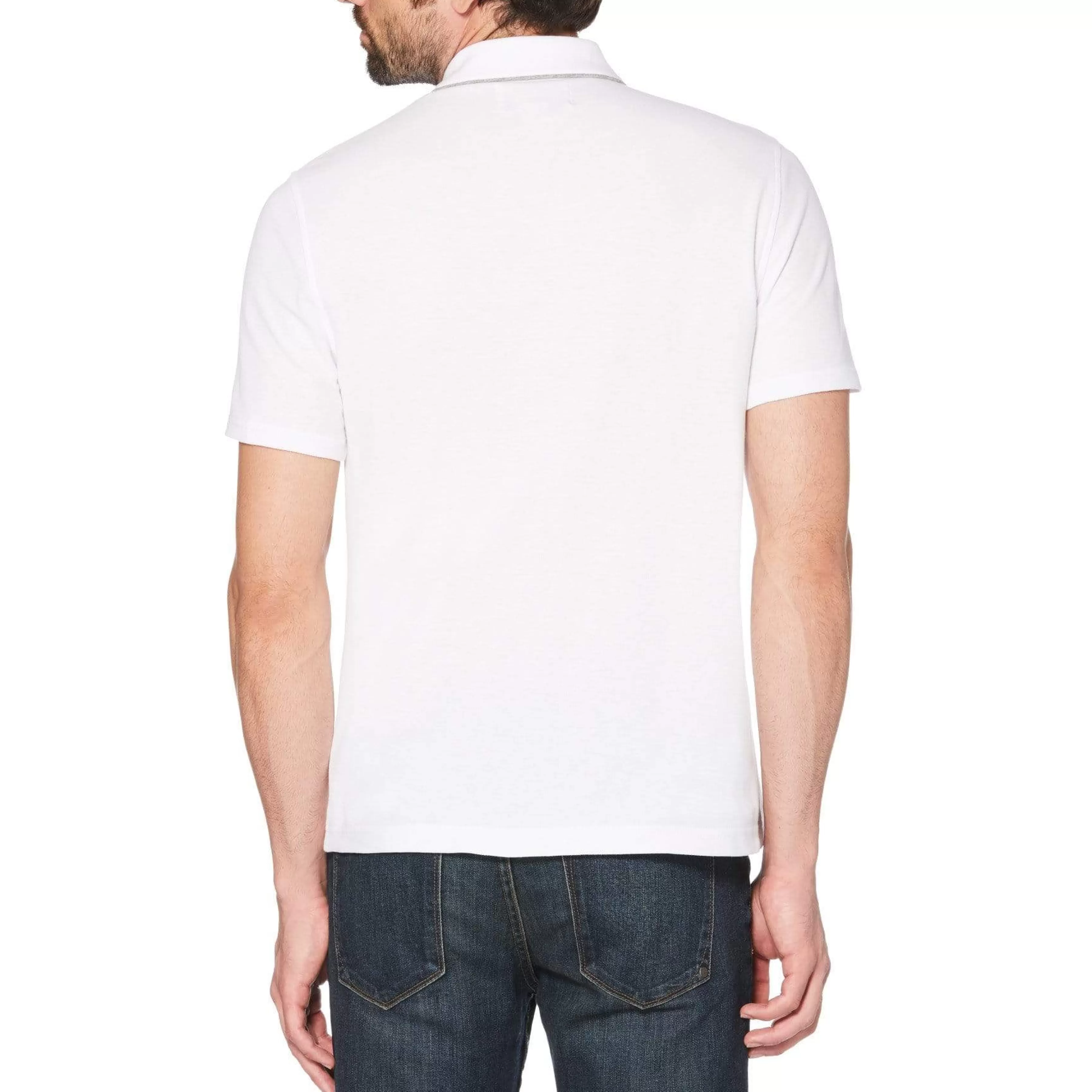 Discount Tipped Pique Polo Men Polos