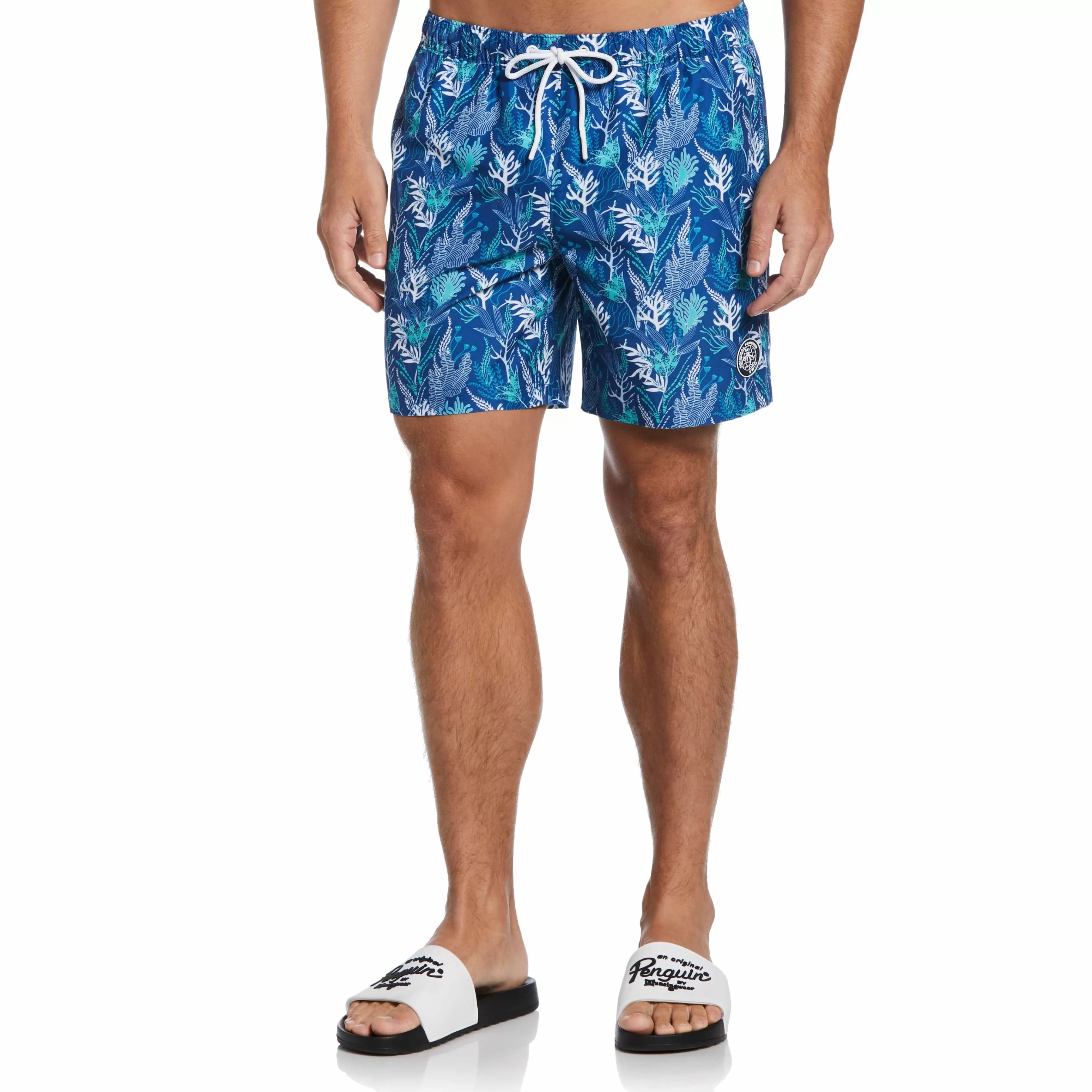 Hot Tropical Floral Swim Shorts Men Swim