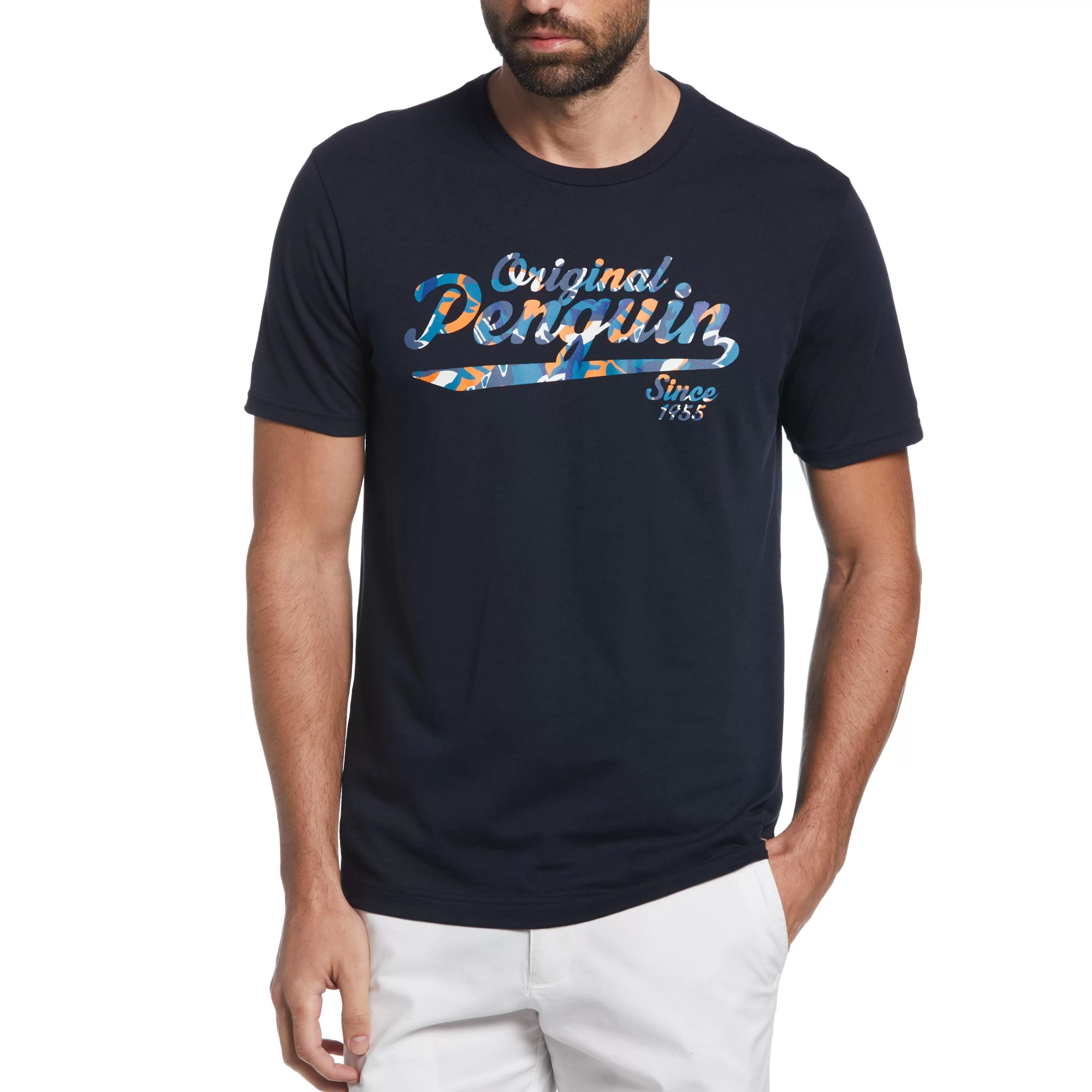 Discount Tropical Print Tee Men Tees