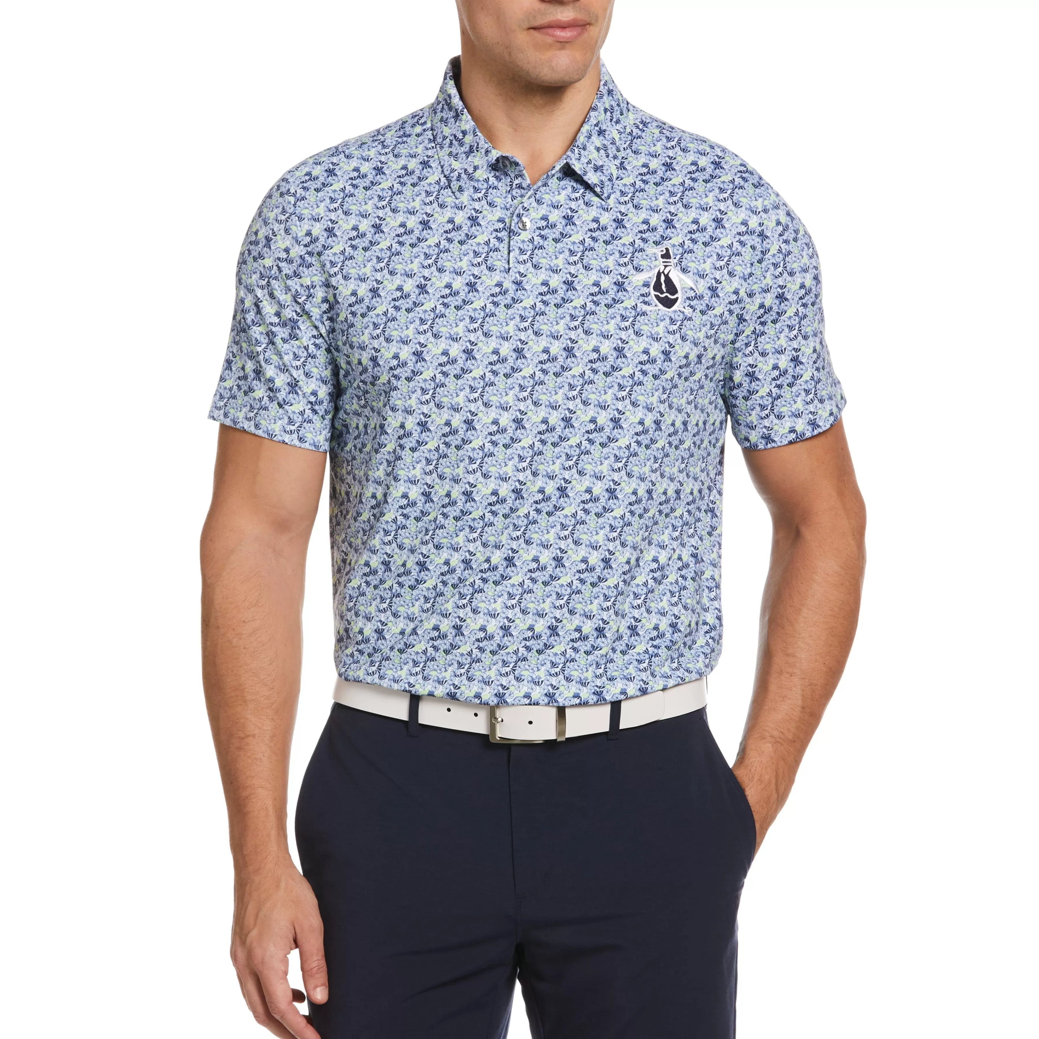 Hot Umbrella Novelty Print Golf Polo Men Polos