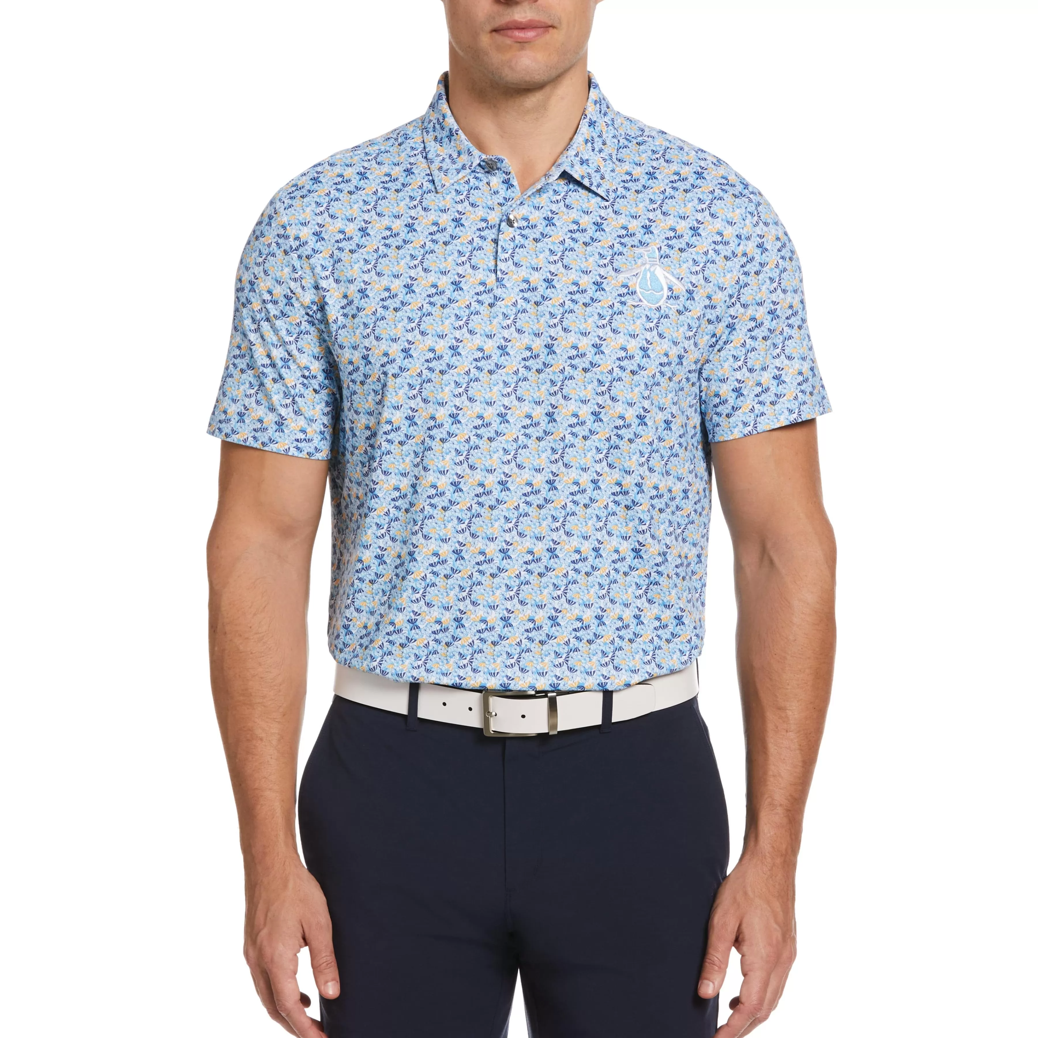 Cheap Umbrella Novelty Print Golf Polo Men Polos
