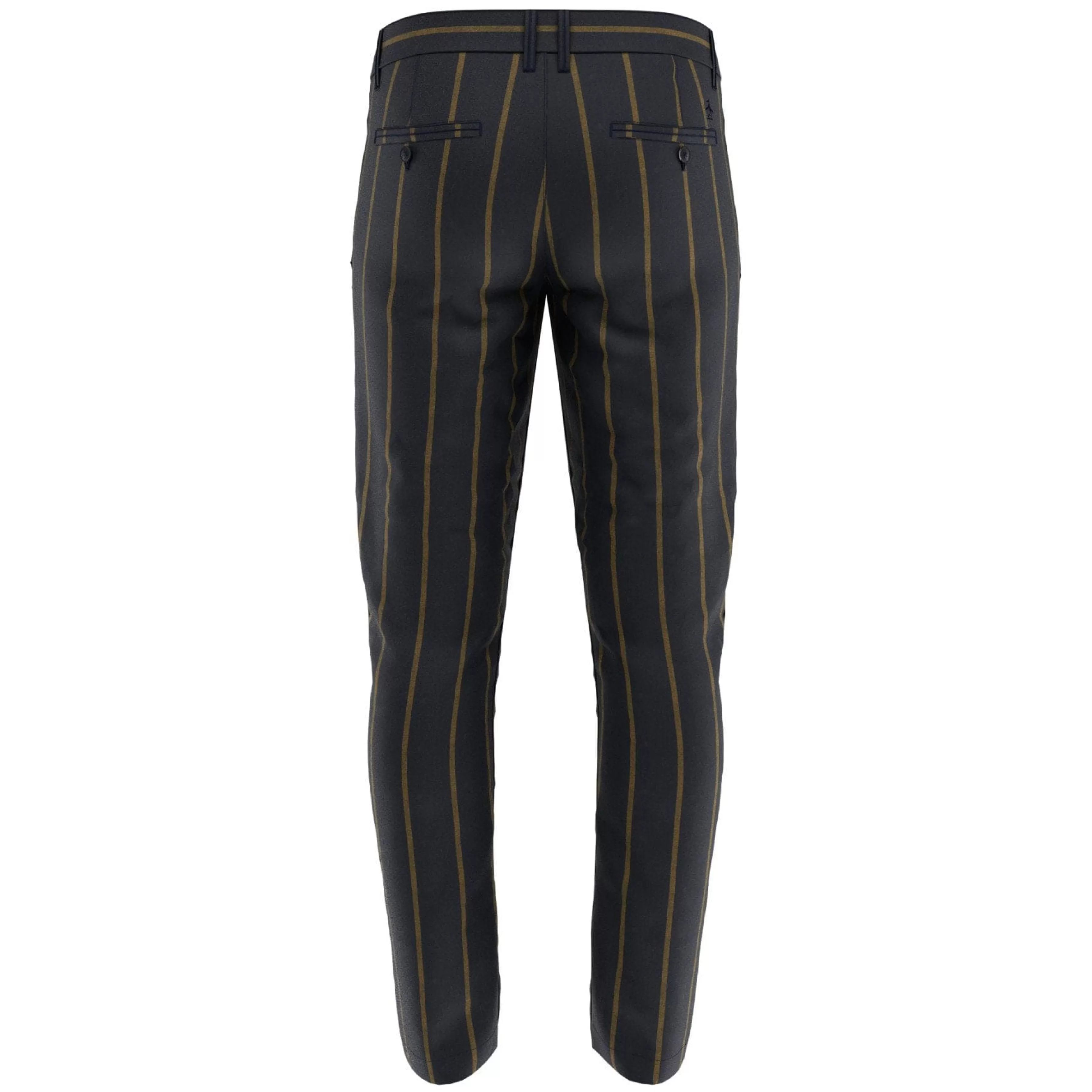 Discount Vertical Stripe Slim Fit Chino Men Pants