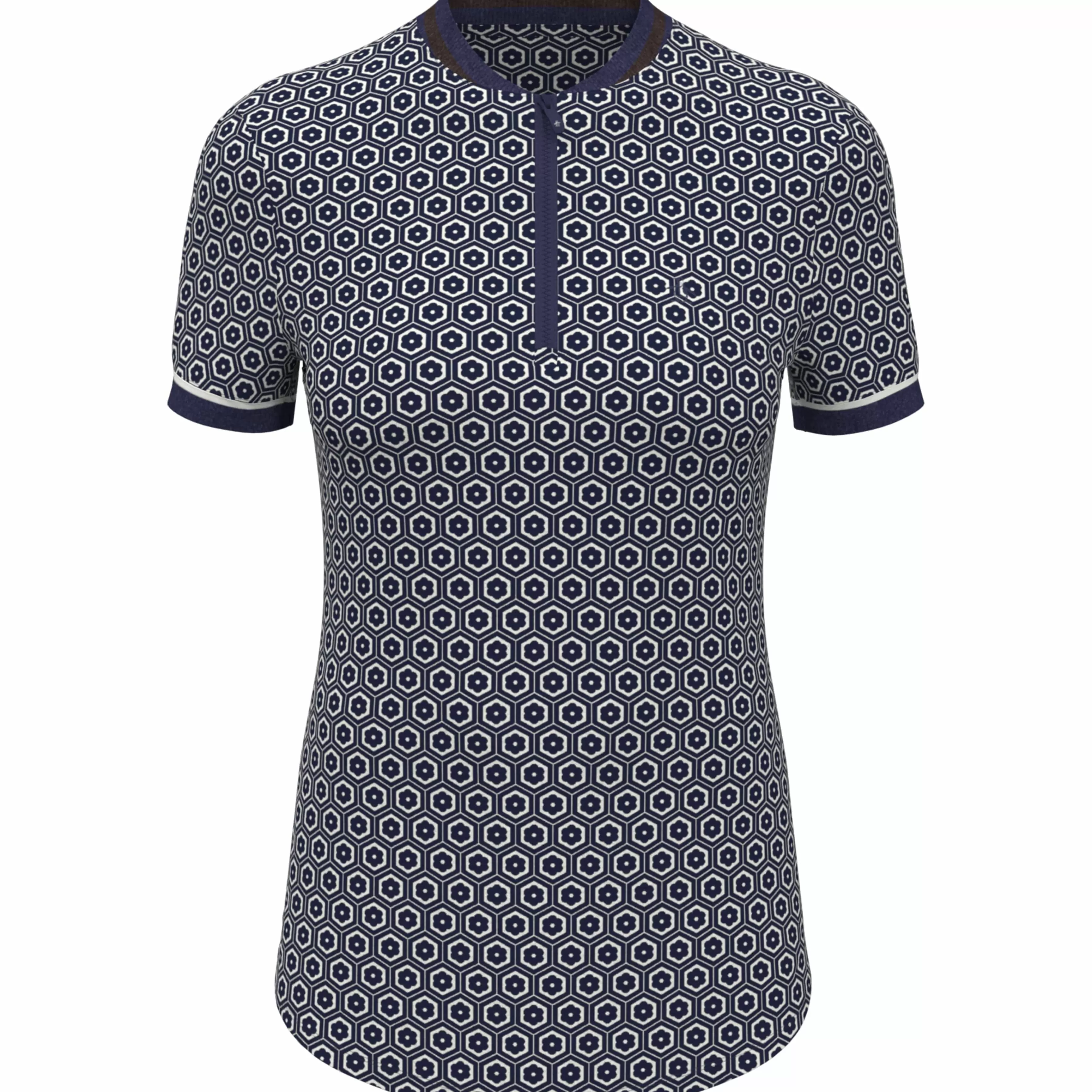 Cheap Women'S Geo Blade Collar Golf Polo Women Women'S