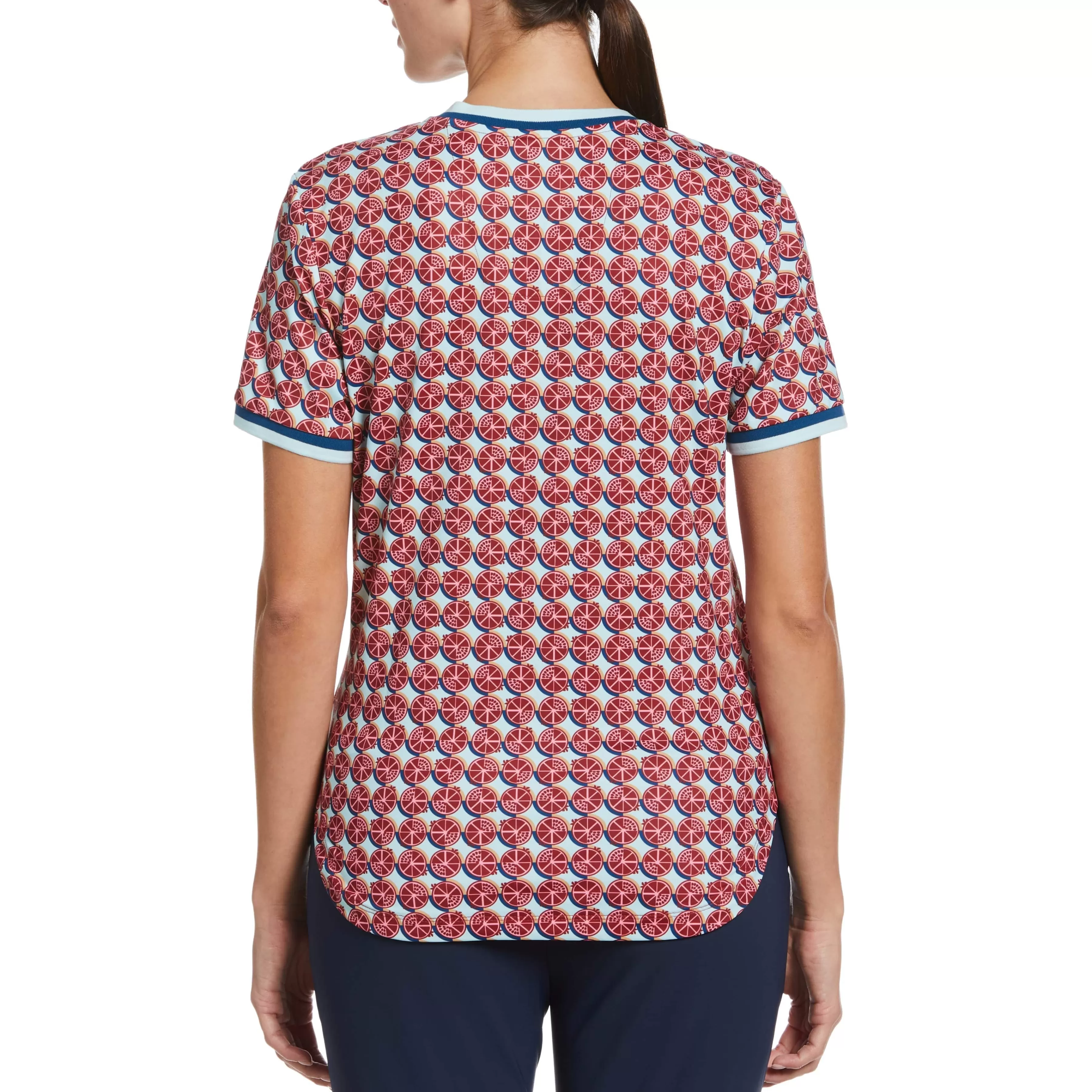 Sale Women'S Pomegranate Geo Golf Top Women Women'S