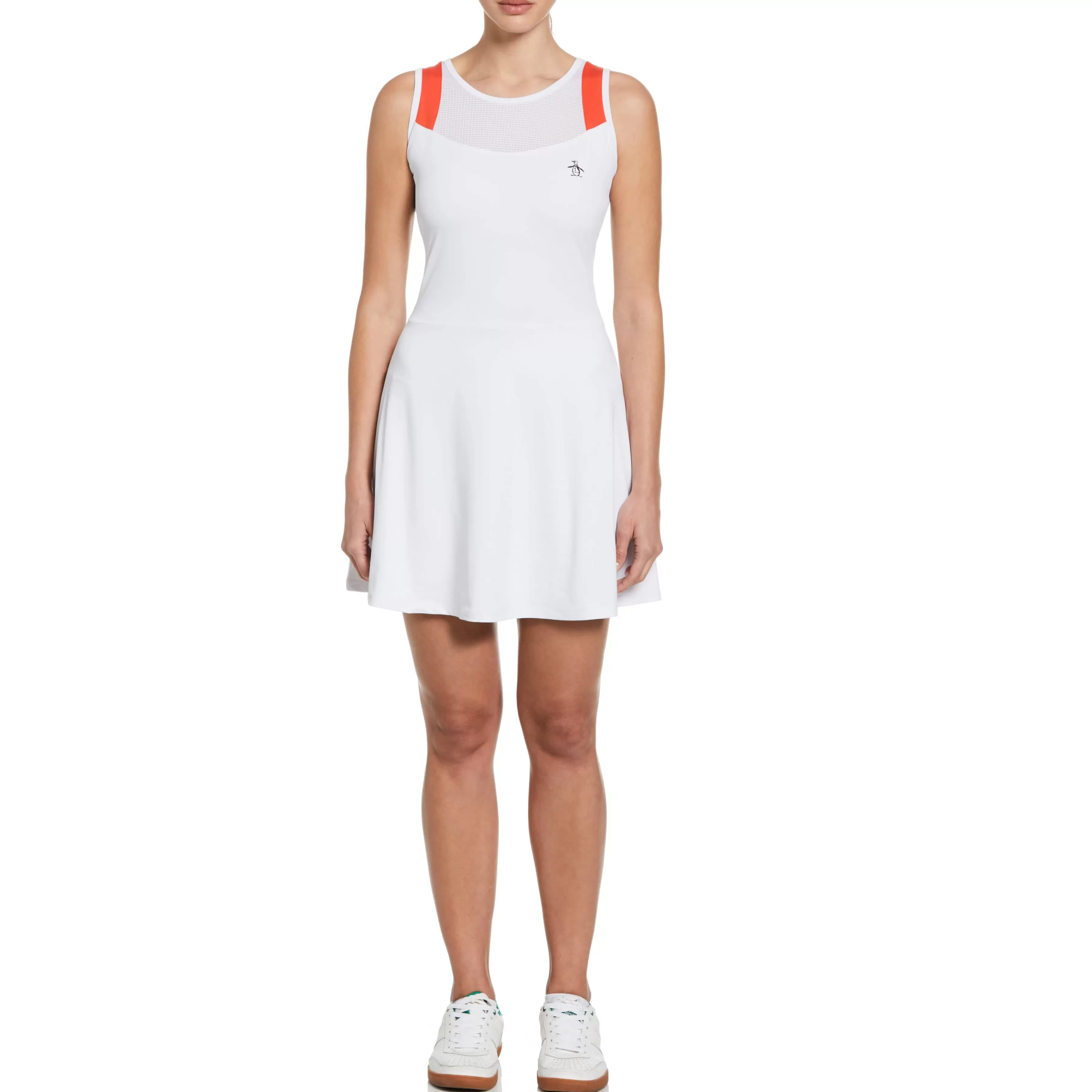 Cheap Women'S Sleeveless Illusion Mesh Tennis Dress Women Women'S