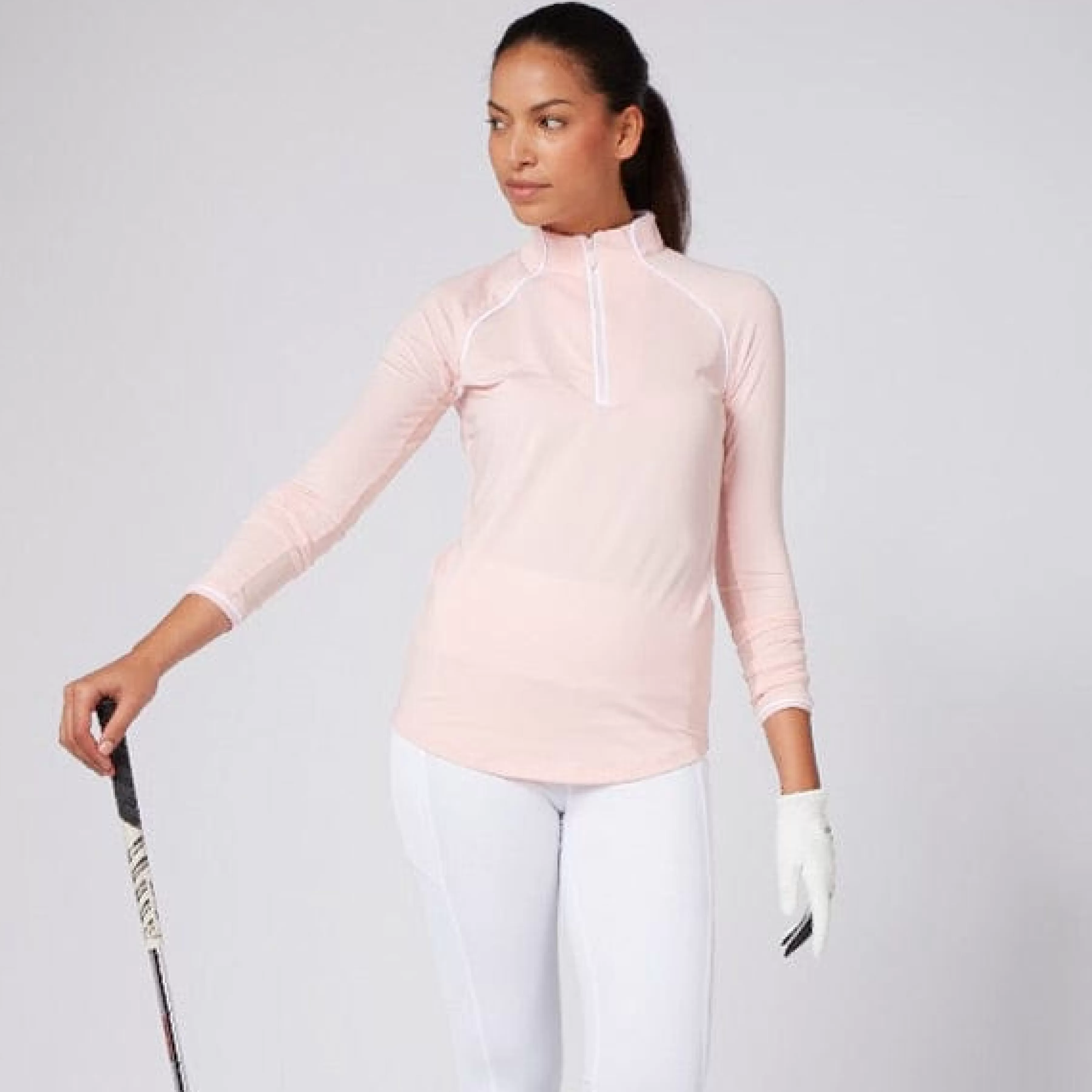 Outlet Women'S Solid Sun Protection Performance Shirt Women Women'S
