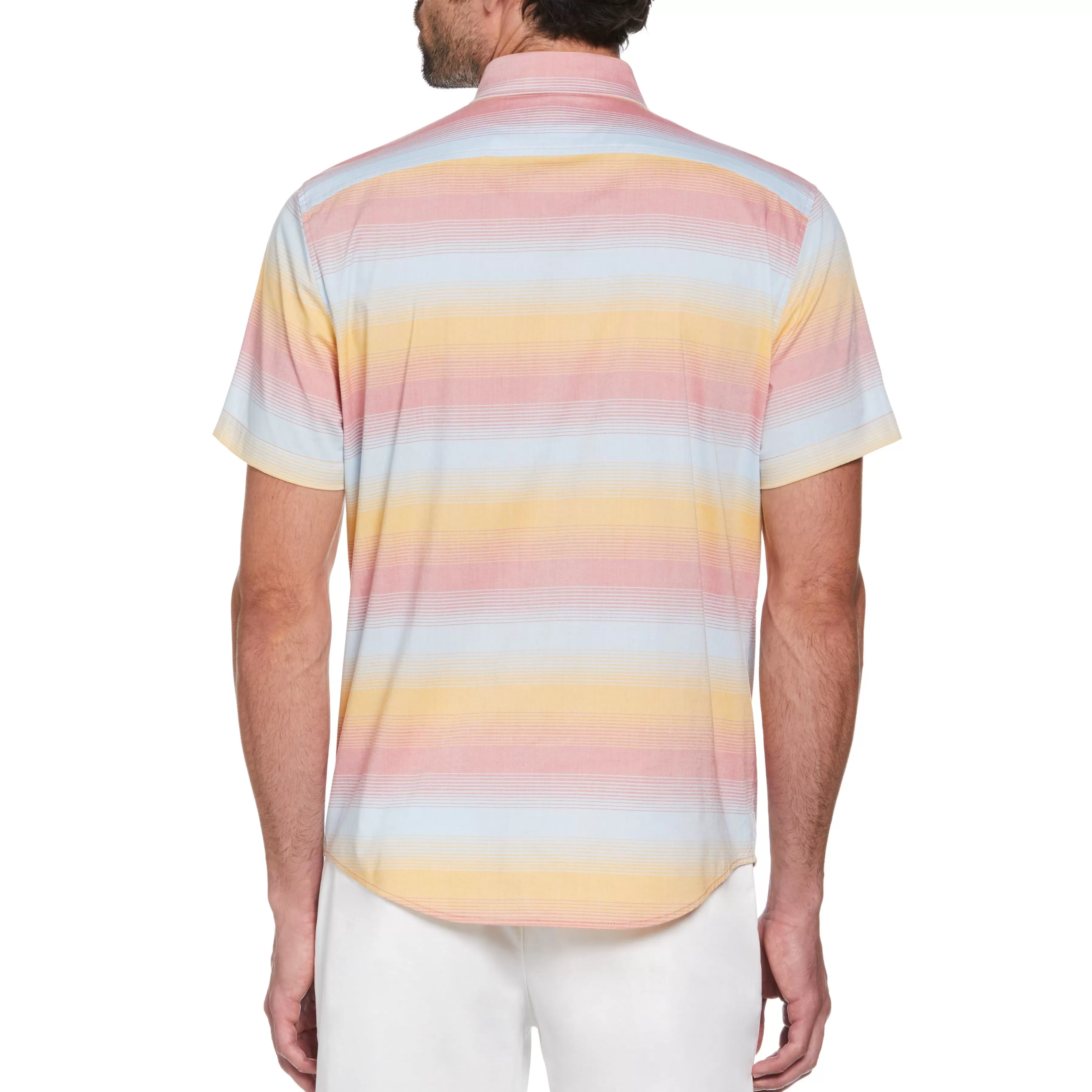Fashion Woven Engineered Stripe Shirt Men Shirts